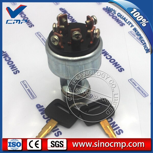22B-06-11910 Excavator Ignition Switch for Komatsu PC55MR-3 PC20MR-3 PC35MR-3 PC200-8