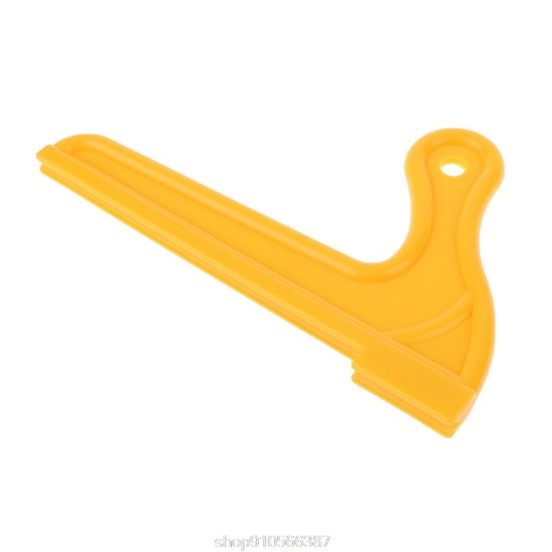 Yellow Safety Hand Sawdust Wood Saw Push Stick for Carpentry Table Woodworking Tools Kit N19 20