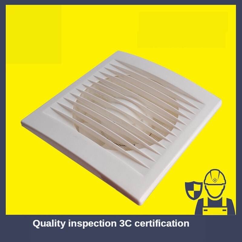 4 inch small square exhaust fan bathroom ventilating fan kitchen and bathroom silent lampblack ventilating fan window fan