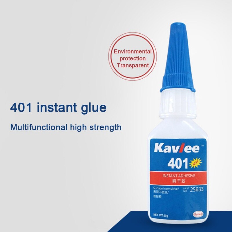 401 Super Sterke Sneldrogende Lijm Auto Zelfklevende Plastic Hoge Sterkte Metalen Keramische Hout Elektronische Instant Lijm