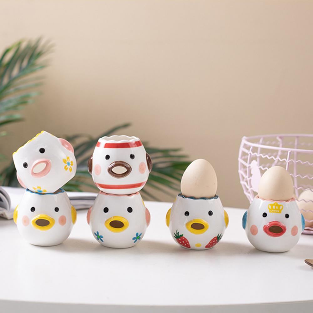 Cute Egg Divider Eco-friendly Attractive Yolk Divider Chicken Shape Yolk Protein Separator for Kitchen Egg Separator
