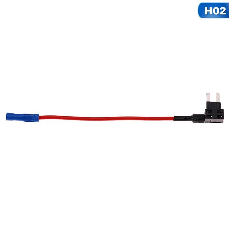 12V MINI SMALL MEDIUM Size Car Fuse Holder Add-a-circuit Fuse Tap Adapter with 10A Micro Mini Standard ATM Blade Fuse: Dark Grey
