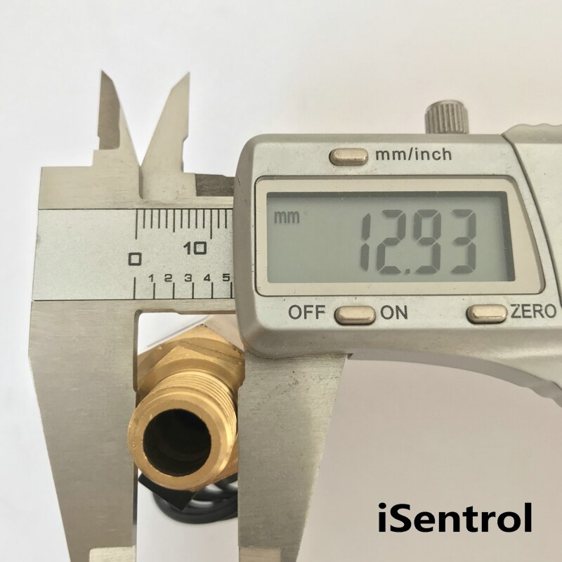 USM-FS41TC Flow Sensor Switch Reed Switch Brass Magnetic Sensor Switch 1.5-12L/min 250V DC 70W 2 wire iSentrol Zhongjiang Open