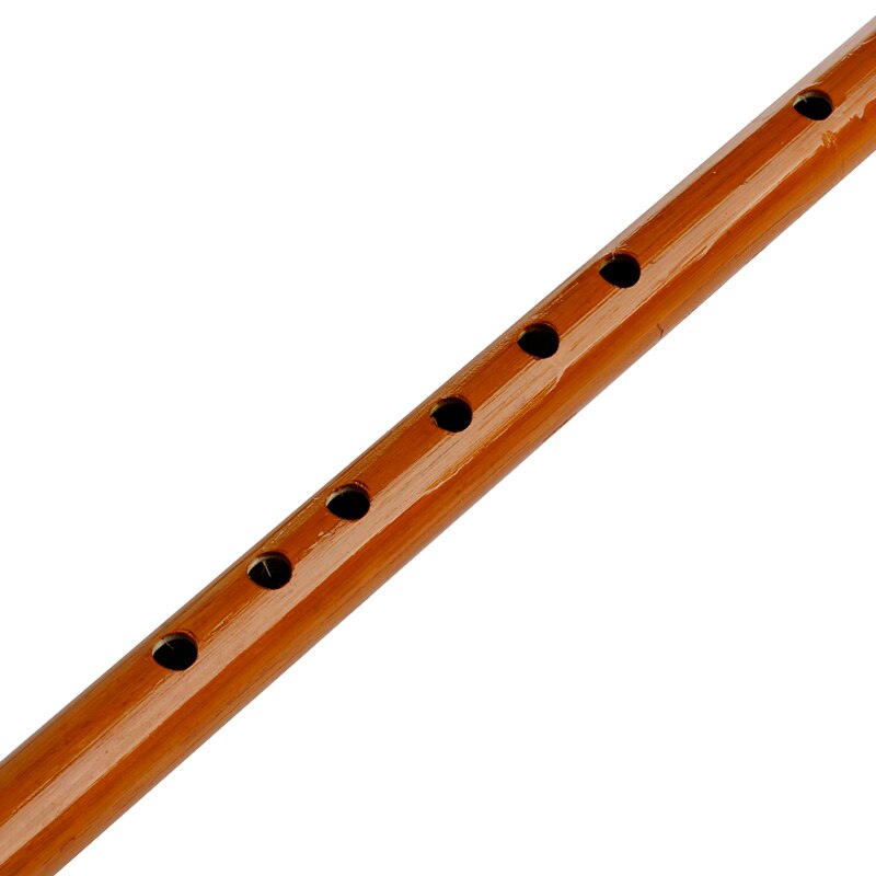 Traditionelle 6- loch-bambusflöte/klarinette, schülerinstrument, holzfarbe  r9ce