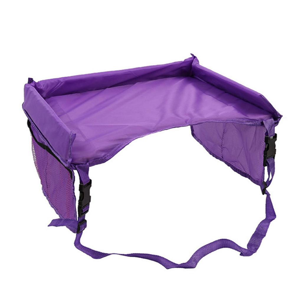 Voiture enfants voyage plateau Table activité Snack plateau de jeu et organisateur pour siège de voiture poussette ou avion voyageant enfants: Pourpre