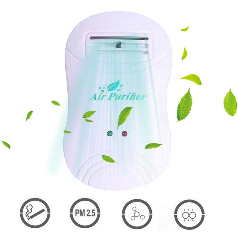 Purificador de aire de enchufe europeo, eliminación de olores de humo, Mini limpiador de aire USB portátil, generador de iones negativos, ambientador de aire de poco ruido: Default Title
