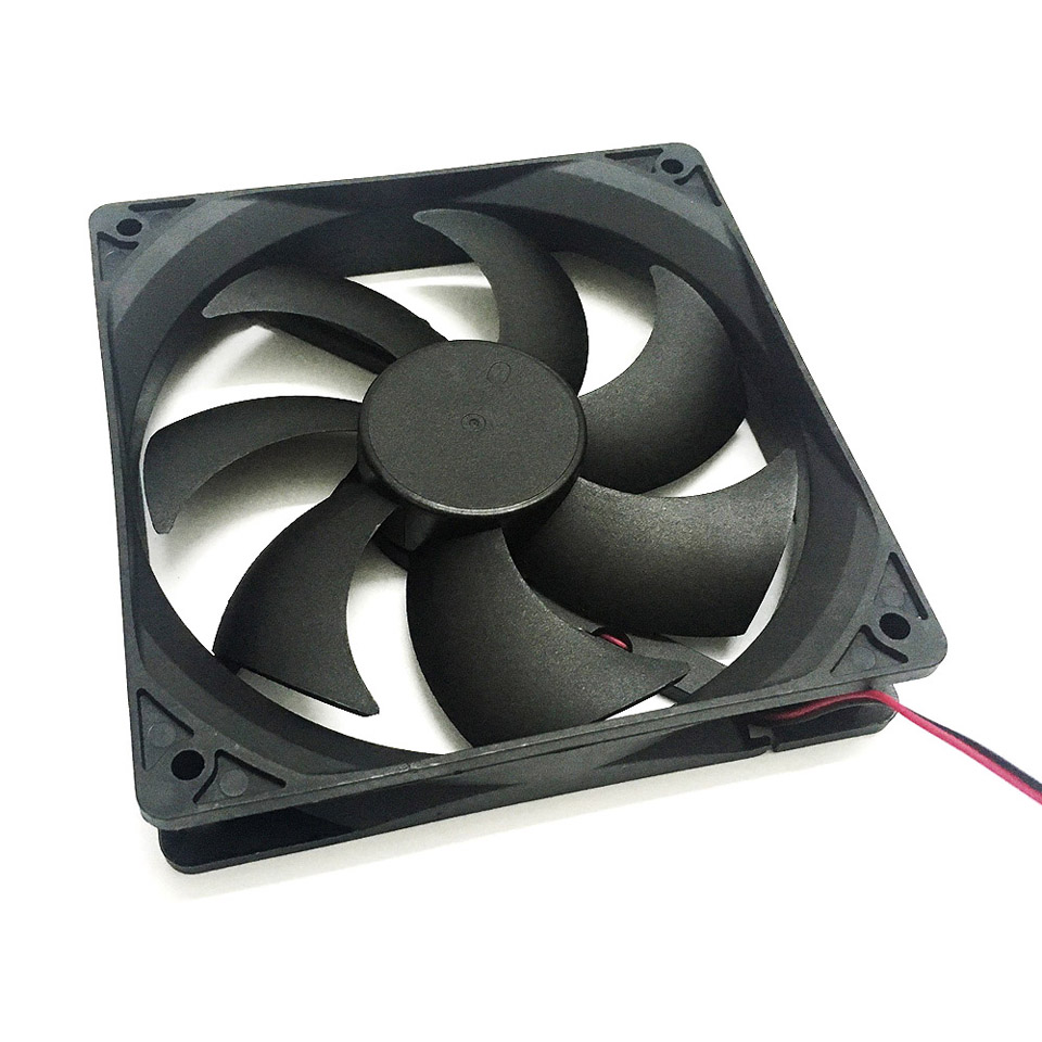TOP F12025 120mm Computer Cooling Fan 12V Desktop PC Case Fan Cooler 4-Pin Fan Connector for Computer Case/ Power Supply
