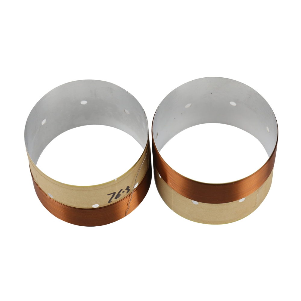 GHXAMP głośnik BASS cewka drgająca 4 cal 6.5 cal 10 cal 18 cal głośnik subwoofer naprawa 8OHM biały aluminium dźwięk wylot powietrza 2 sztuk