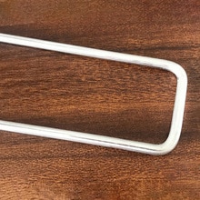 Galvanised Metal U Tent Pegs Gazebo Hooks 15cm 20pcs Camping Tarpaulin