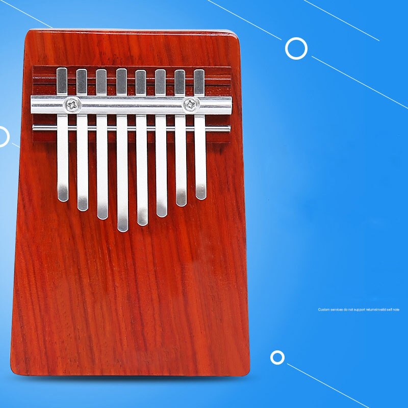 8/10 teclas kalimba pinho sólido africano mogno polegar dedo piano sanza mbira calimba tocar com guitarra instrumentos musicais de madeira