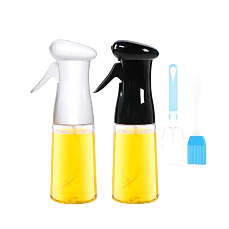 2 Pieces 210Ml Olive Oil Sprayer,Oil Sprayer For Cooking,Oil Sprayer Bottle For Kitchen,Baking,BBQ,Frying,Salad,Etc: Default Title