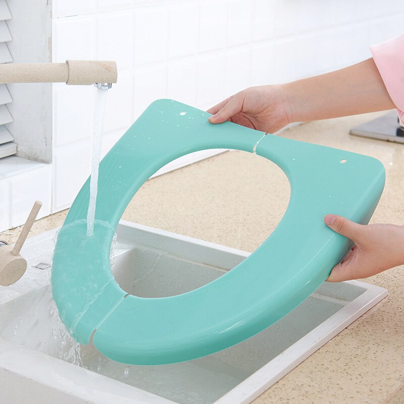 Reizen Toilet Seat Mat Vouwen Potje Seat Pad Mat Waterdicht Herbruikbare Volwassen Toilet Seat Deksel Cover Sanitair Toliet Seat Cover