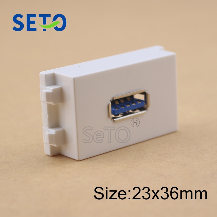 SeTo 128 Type 3.0USB Plug Module Lassen USB Connector Keystone Voor Wandplaat Socket