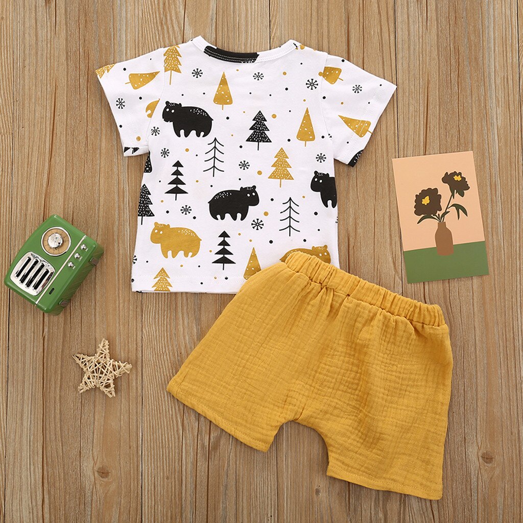 Kinder Winter Kleidung Kleinkind Baby Kinder Jungen Charakter Tops Solide Shorts Hosen Casual Outfits Set Ropa Nina Kinder Kleidung Set