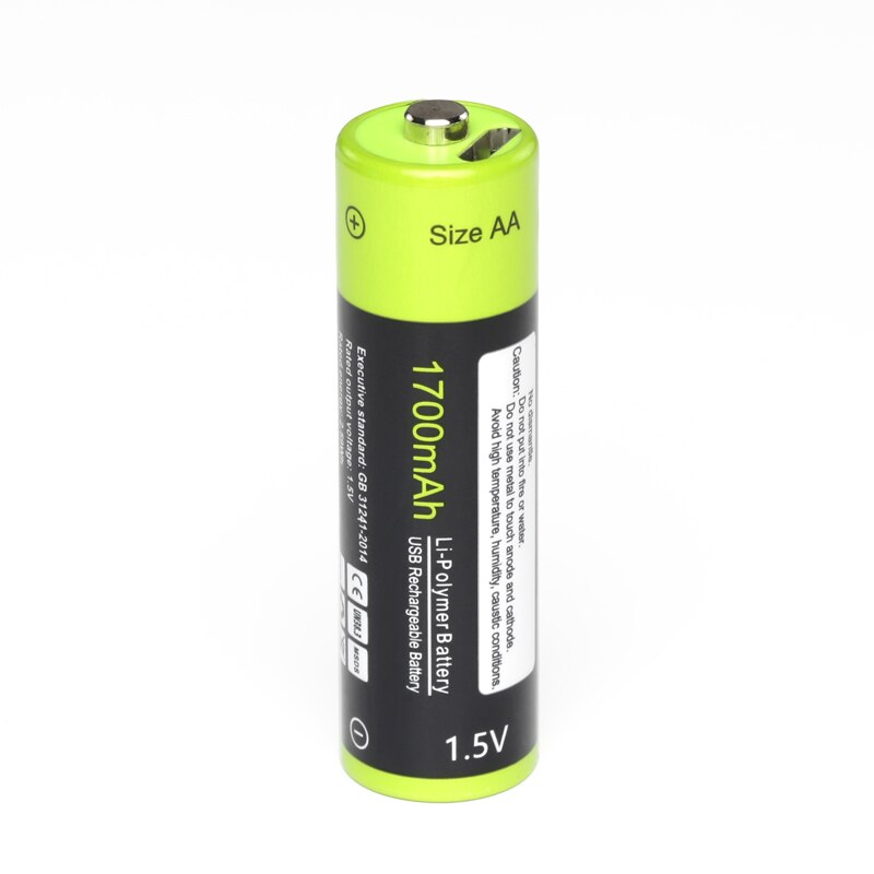 Znter Batterij! 10 Pcs Znter 1.5V Aa 1700 Mah Li-Polymer Lithium Li-Ion Oplaadbare Batterij Met Usb Opladen Lijn