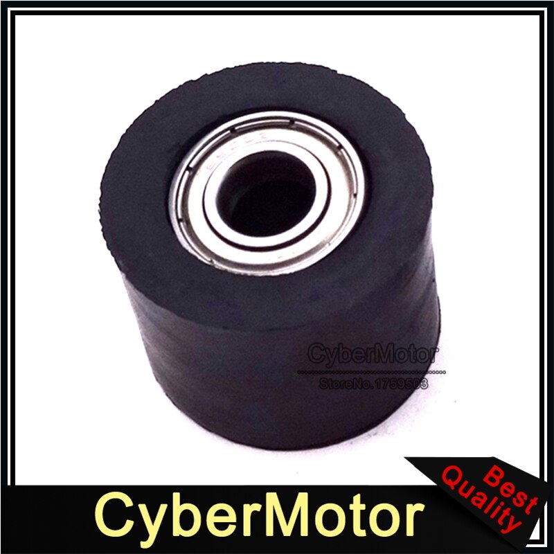 Motorcycle Rubber 10mm Black Chain Tensioner Pulley Roller Guide For Chinese Pit Trail Dirt Bike Motocross SSR Thumpstar YCF SDG