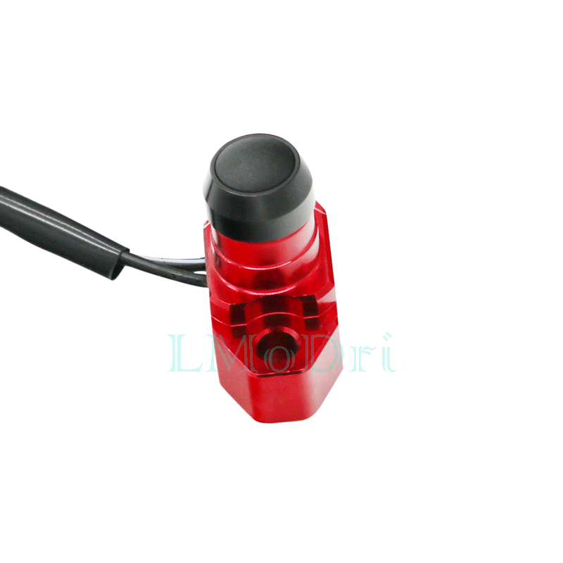 LMoDri-Interruptor de aluminio CNC para motocicleta, manillar de botón de retorno Manual, luces delanteras de montaje, 22mm