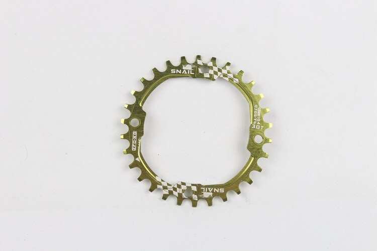 Deckas 104BCD Round Narrow Wide Chainring 30T Single Aluminum Alloy Chainwheel For Bicycle Road Mountain Bike MTB: 4