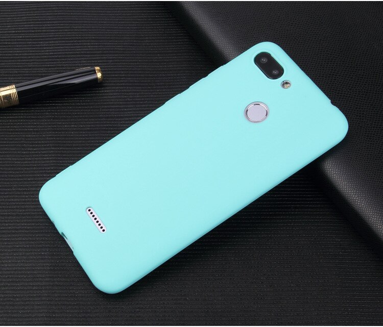 For Xiaomi Redmi 6 6A Case TPU Soft Silicon All inclusive Protector Back Cover Case For Xiaomi Redmi 6A Silicon Case: Redmi 6A / Sky Blue