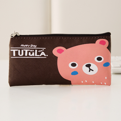 Cartoon Kawaii Vitamins Fruits Pencil Bag Cosmetic Canvas Case School Office Supplies Document Bag File Folder Stationery