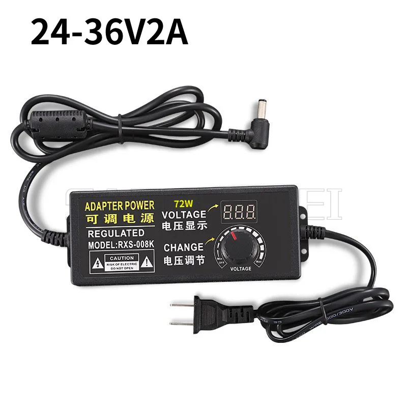AC Verstelbare Display Voeding 3 V-36 V 3A 24-36 V 2A Met US/EU Plug Connect Universele Power Adapter Verstelbare AC toDC Dimmer