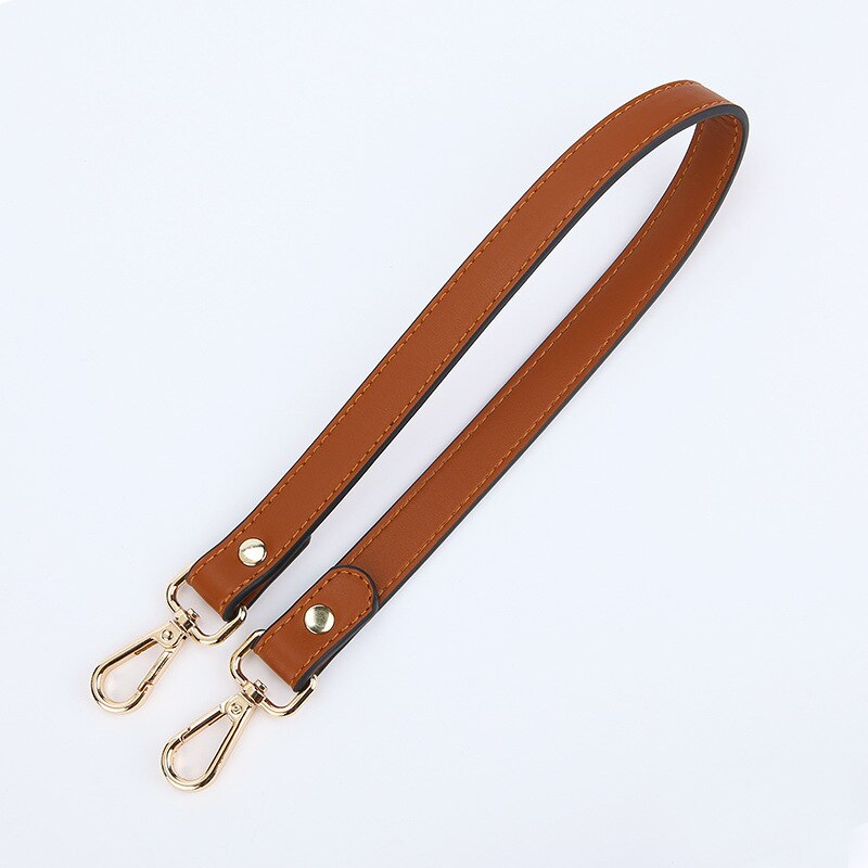 Bamader alças para bolsa de pulso alça de mão underarm mulher saco curto bolsa alça de luxo diy saco acessórios para bolsa: Brown