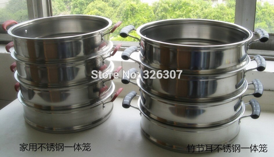 24cm 26cm 30cm 32cm 34cm 36cm 38cm 40cm Chinese food steamer stainless steel dumplings steamer buns 24CM to 40CM