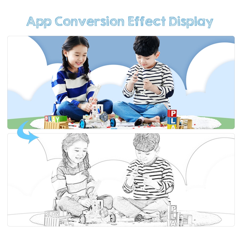 Optical Drawing Tracing Board Portable Sketching Painting Tool Animation Copy Pad No Overlap Shadow Mirror Zero-based Toy