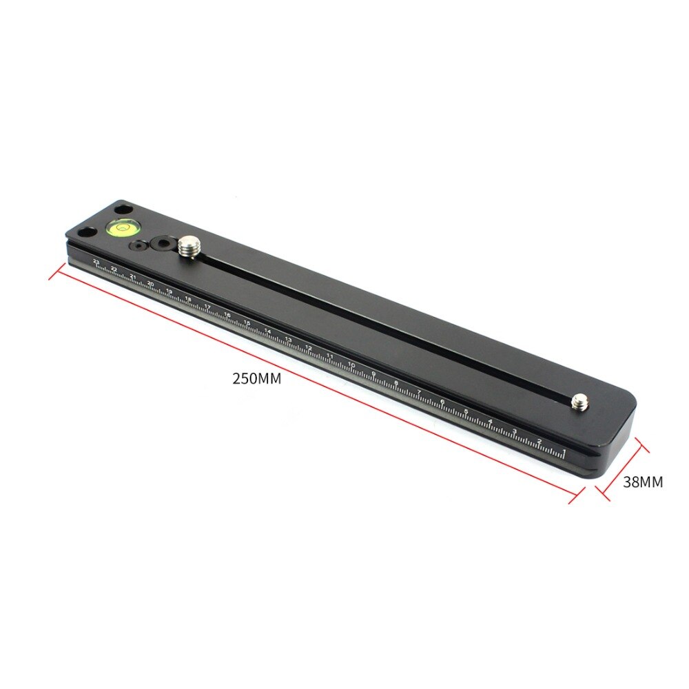 Aluminum 250mm 25cm Rail Quick Release Plate for Arca Swiss Tripod BallHead Telephoto Zoom Lens Bracket