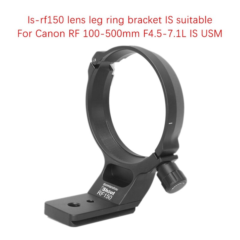 3C-ISHOOT Lens Collar Tripod Mount Ring For Canon RF 100-500Mm F4.5-7.1L IS USM Metal Lens Support Holder Bracket Converter