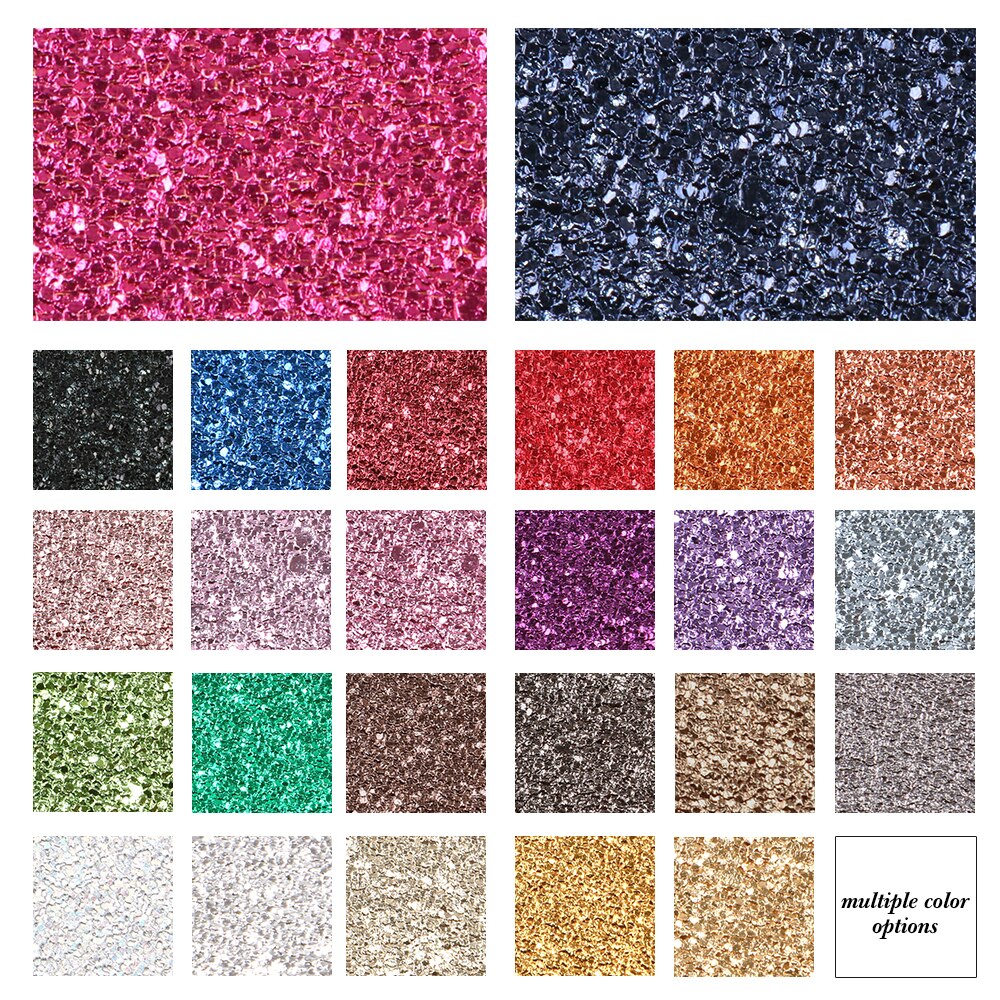 Tinta unita Faux pelle sintetica lamiera Glitter vinile 20*33cm per copertina del libro archi fai da te materiale fatto a mano, 1Yc22713
