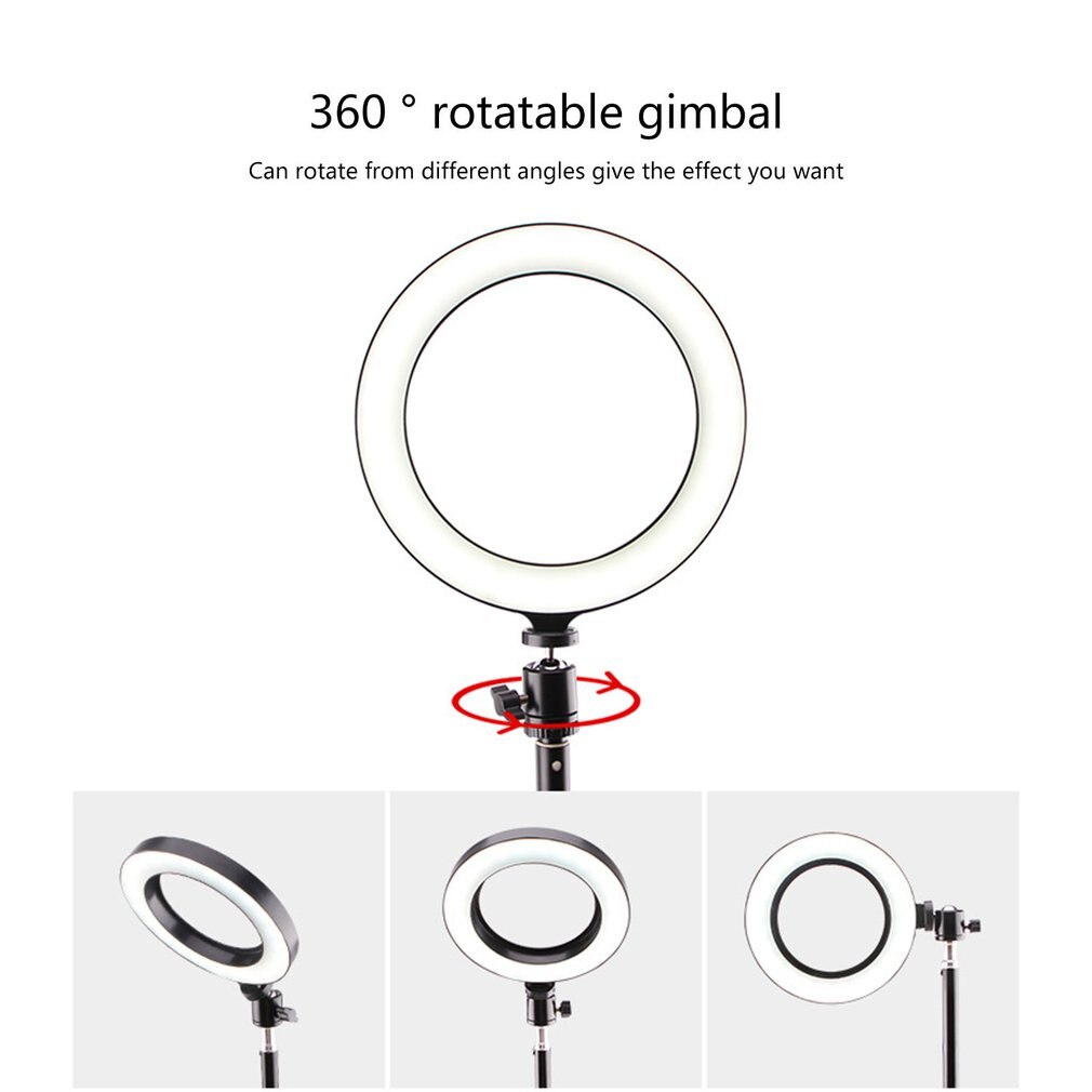 26cm 120LED Selfie Ring Lamp Led Ring Light Selfie With Tripod Ring For Selfie Phone Video Photography Lighting Phone: Type A