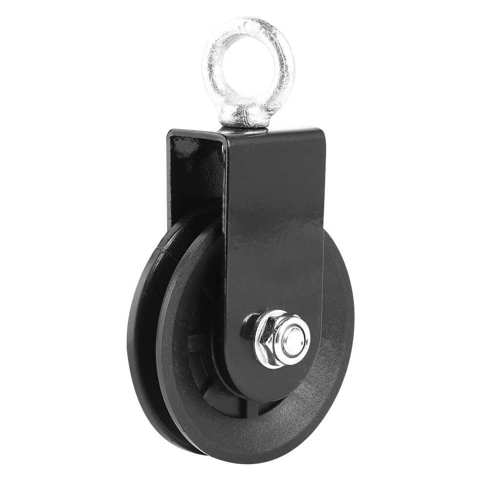 Fitness Pulley Cable Machine DIY Adjustable Length Set Arm Triceps Strength Training Home Gym Workout Sport Equipment: Burgundy