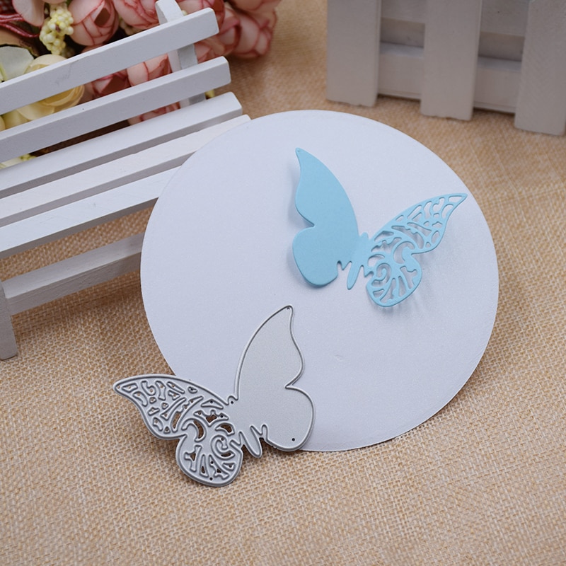 Mooie Vlinder Stalen Metalen Stansen Sterft Scrapbooking Embossing Sterft Snijd Stencils Diy Decoratieve Kaarten Craft