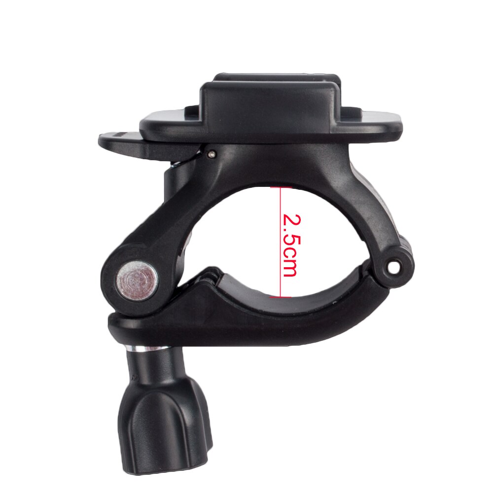 Fiets Motorcycle Handlebar Handle Bar Mount Adapter Met 360 Draaien Voor Gopro Hero 10 9 8 7 6 5 go Pro Sjcam Xiaomi Yi: Diameter 2.5CM