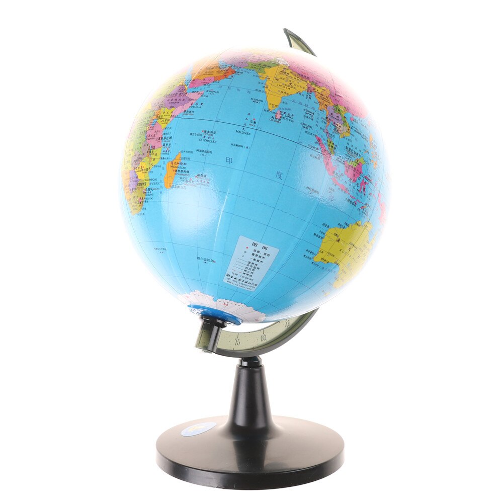 Chinese English World Globe Country Region Map Geography Learning Toy 14cm