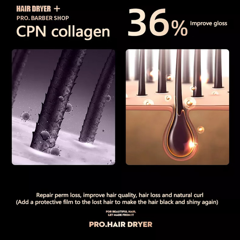 Professionele Ion Föhn 1000W Snel Drogen Lage Ruis Haardroger Draagbare Warme En Koude Föhn