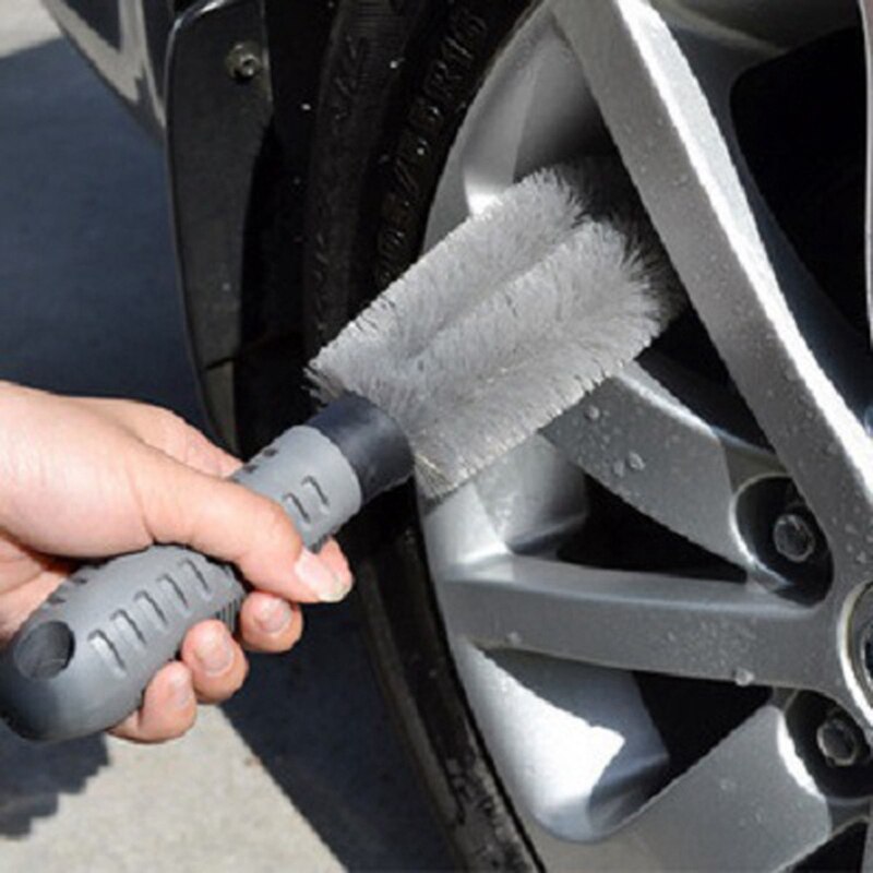 Car Wheel Brush Tire Rim Washing Tool Vehicle Tyre Cleaning Brushes Black Auto Maintenance Care Car Accessories