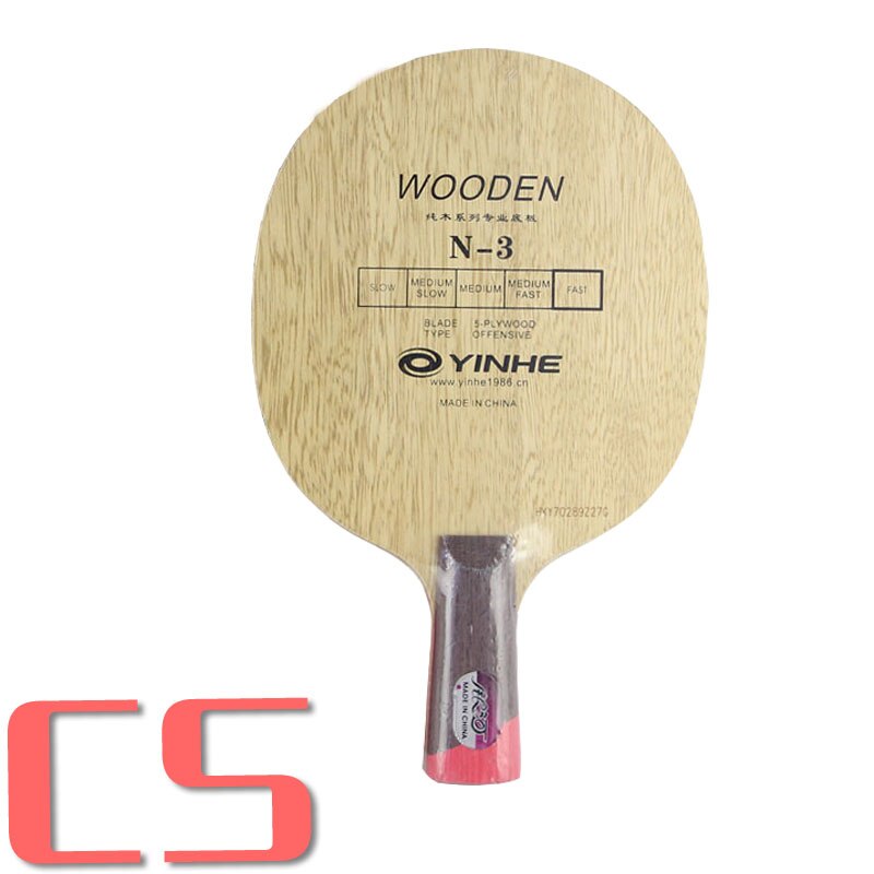 Originele milkey way yinhe pure wood n -3 tafeltennisblad voor beginners tafeltennis rackets allround: Penhold korte cs