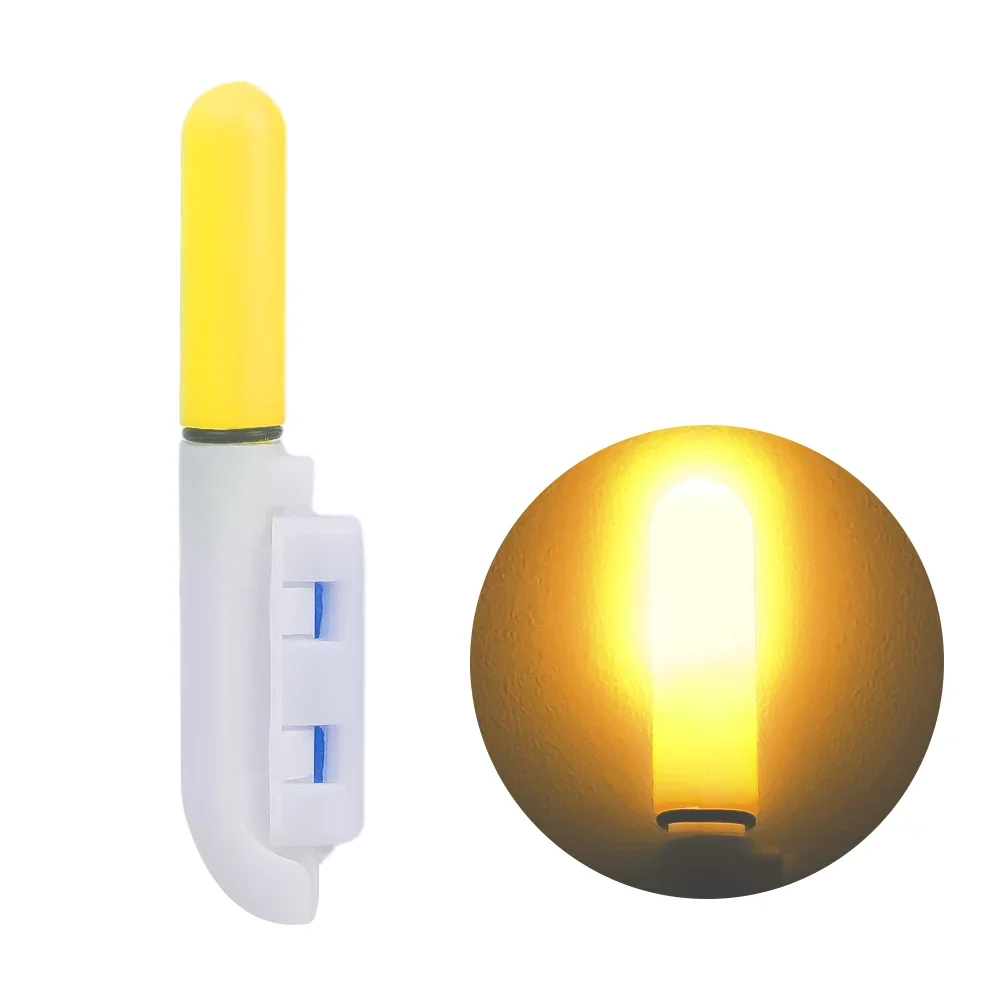 Bâton lumineux LED électronique pour la pêche de nuit, 1 à 5 pièces, flotteur étanche pour pêche de roche, batterie gonflable: 0.5 # / Violet