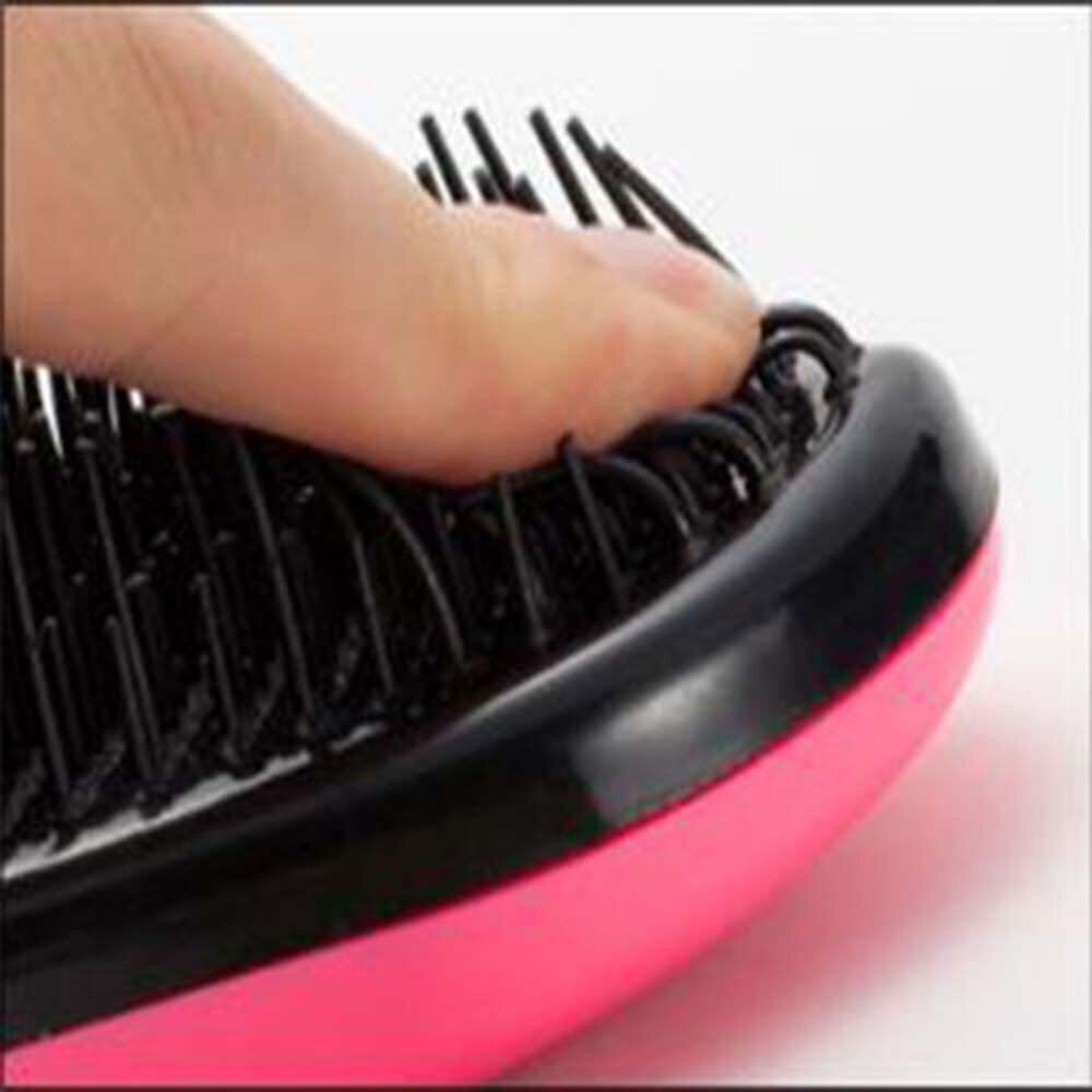 1 pièces 18.5cm Portable magique poignée enchevêtrement démêlant noeud gratuit douche cheveux brosse peigne douche Salon style dompteur outil