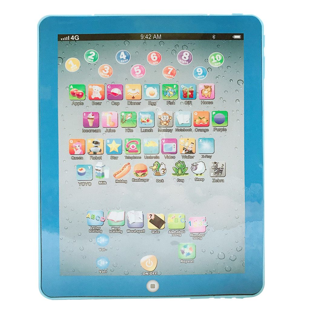 Barns surfplatta ipad läsmaskin barns språkstudie bord mini engelska barn touch ipad barn baby leksaker