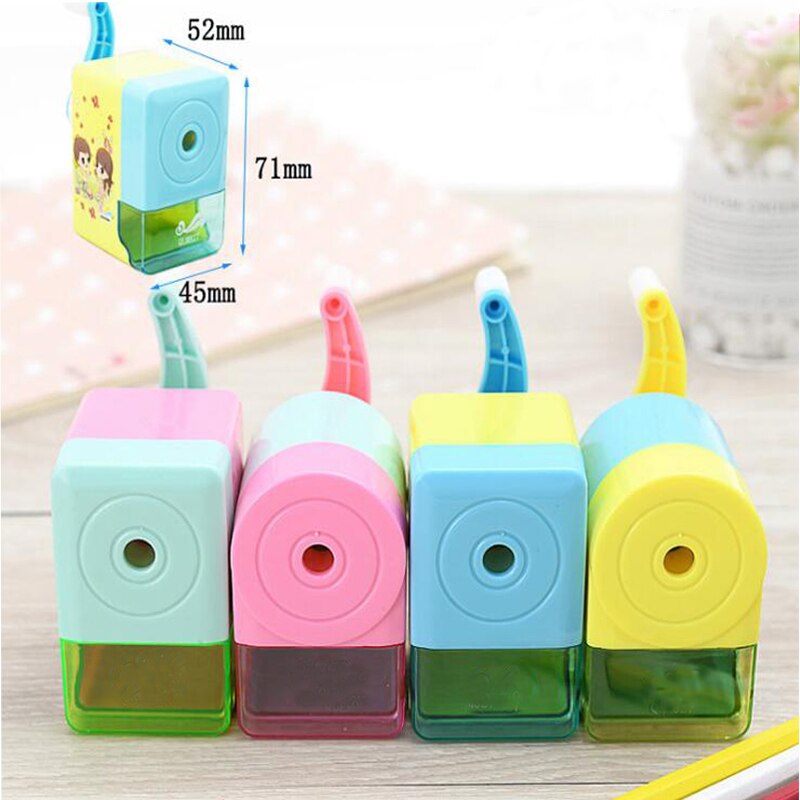 Hand Handkurbel Anspitzer Kreative Schreibwaren Multi Funktion Dreh Bleistift Spitzer Lernen Büro Liefert