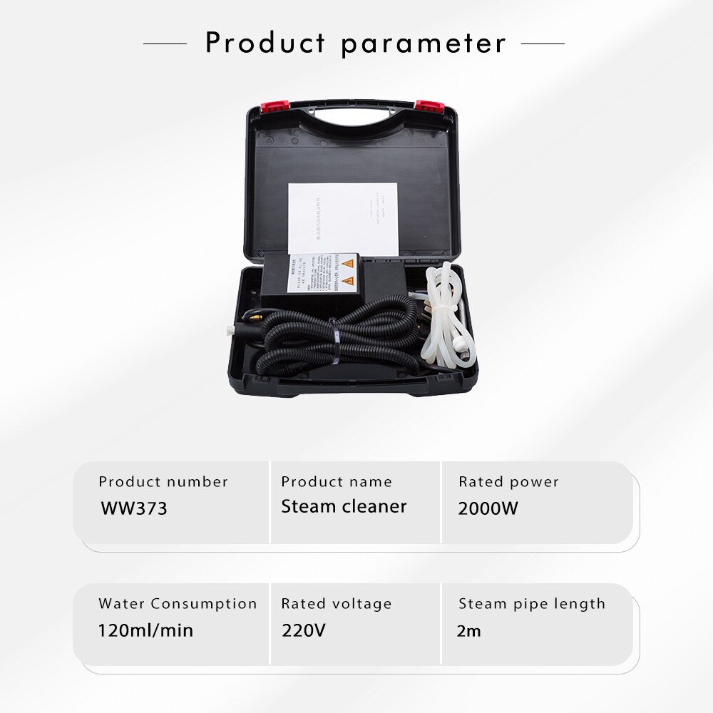 2000W High Temperature High Pressure Mobile Cleaning Machine Multifunction Steam Cleaner Pumping Sterilization Disinfection