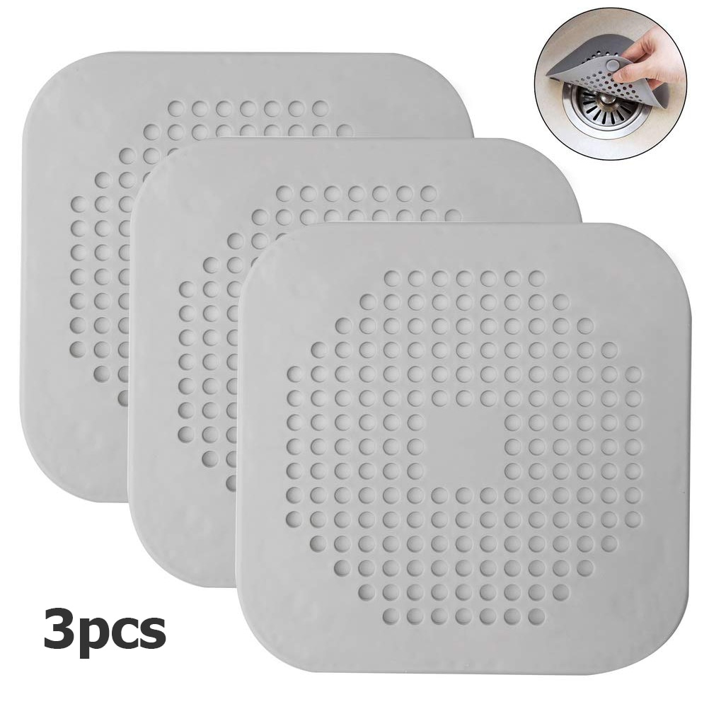 3 Stks/partij Sink Deksels Siliconen Afvoer Filter Antislip Afvoerputje Cover Voor Badkamer Keuken