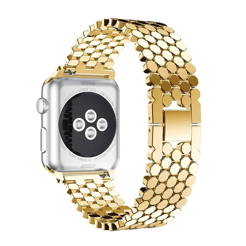 Stainless Steel Bands For Apple Watch Series 9 8 7 6 SE 5 4 3 Ultra2 1 band49 38 42 40 44 41 45mm Bracelet Loop For Iwatch Wrist