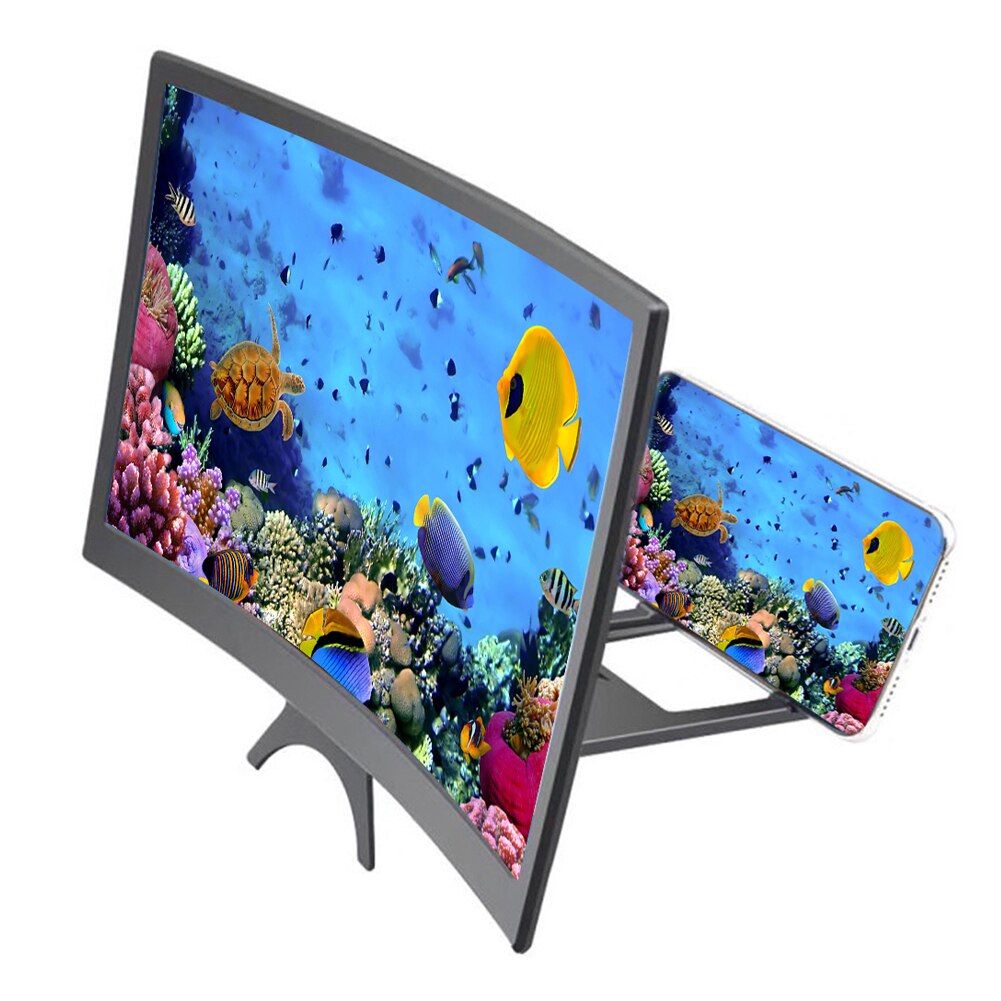 3D Mobilephone Screen Versterker 12 Inch Hd Video Versterker Voor Smartphone Stand Ogen Bescherming Houder