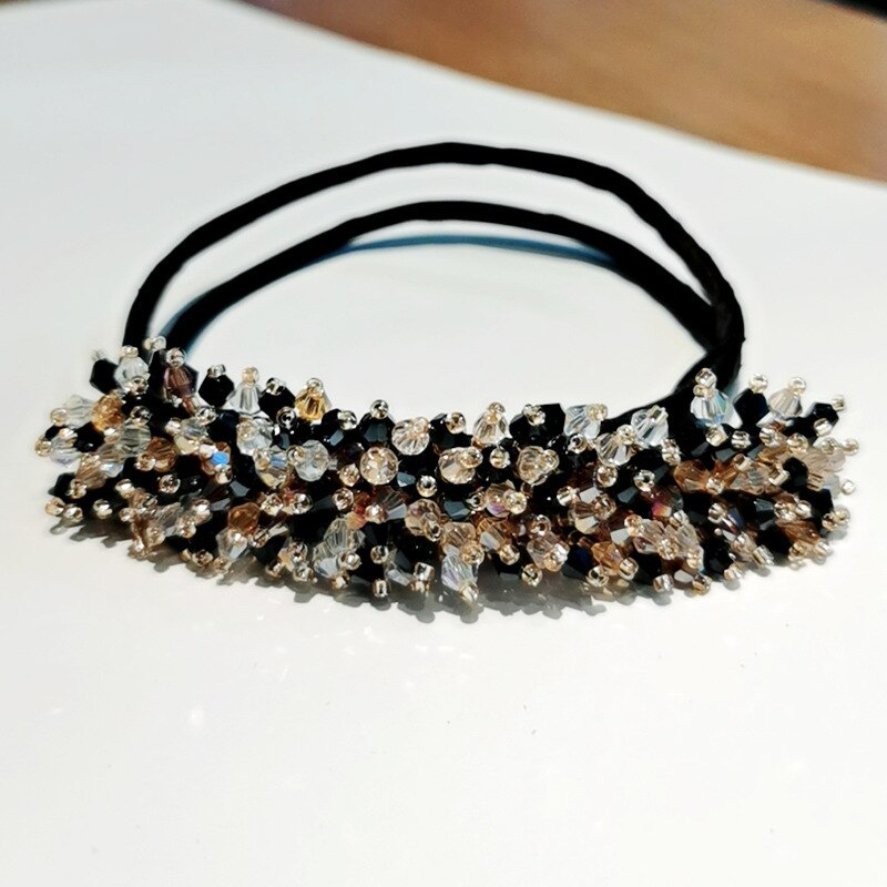 Osłona w stylu Vintage perła szpilka kok fryzura włosy kij kobiety elegancka ozdoba do włosów Scrunchies kwiatowa do włosów ekspres narzędzia akcesoria do włosów: D2