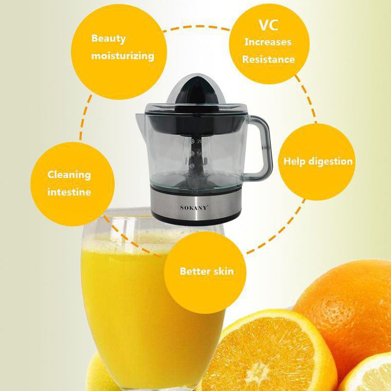700ml Citrus Juicer,45W Electric Orange Juice Squeezing Machine,Home Kitchen Squeeze Lemon Orange Juice