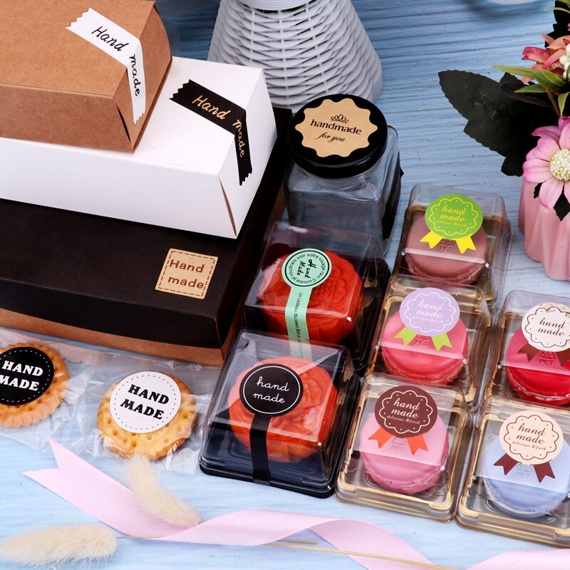 Handmade Thank You Stickers Scrapbooking for Package Adhesive Thank You Sticker Seal Labels Stationery